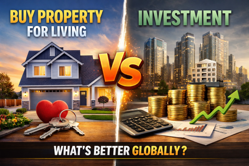 Buy Property for Living vs Investment: What’s Better Globally?