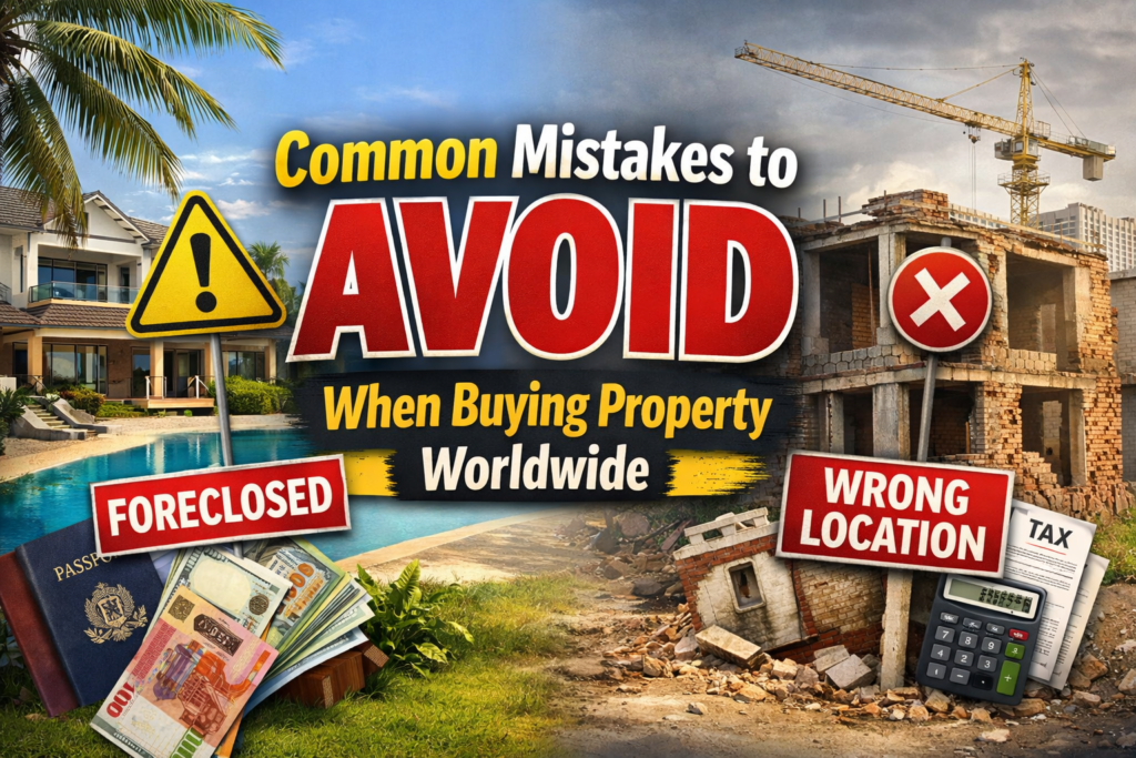 Common Mistakes to Avoid When Buying Property Worldwide