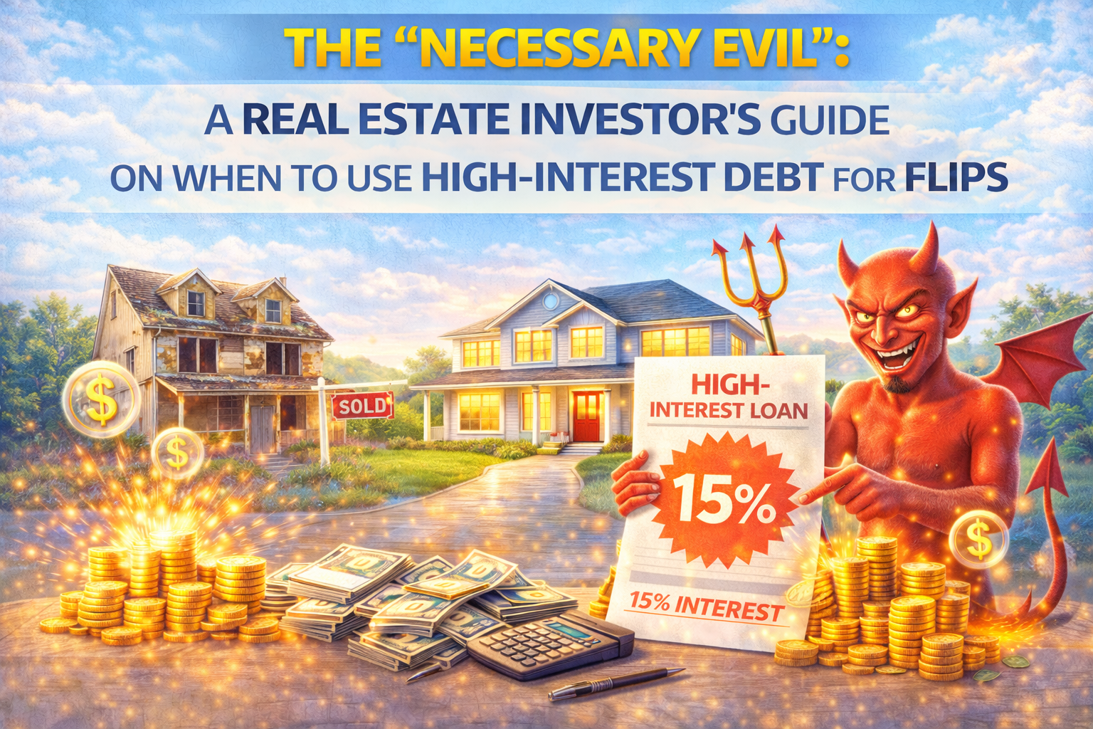 The “Necessary Evil”: A Real Estate Investor’s Guide on When to Use High-Interest Debt for Flips