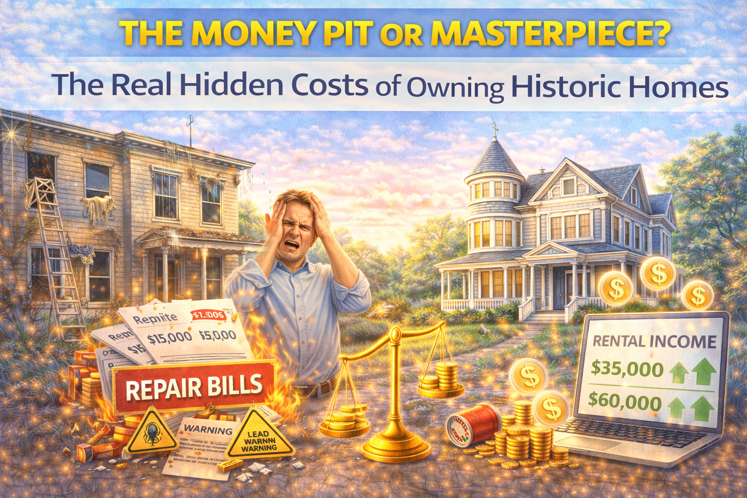 The Money Pit or Masterpiece? The Real Hidden Costs of Owning Historic Homes