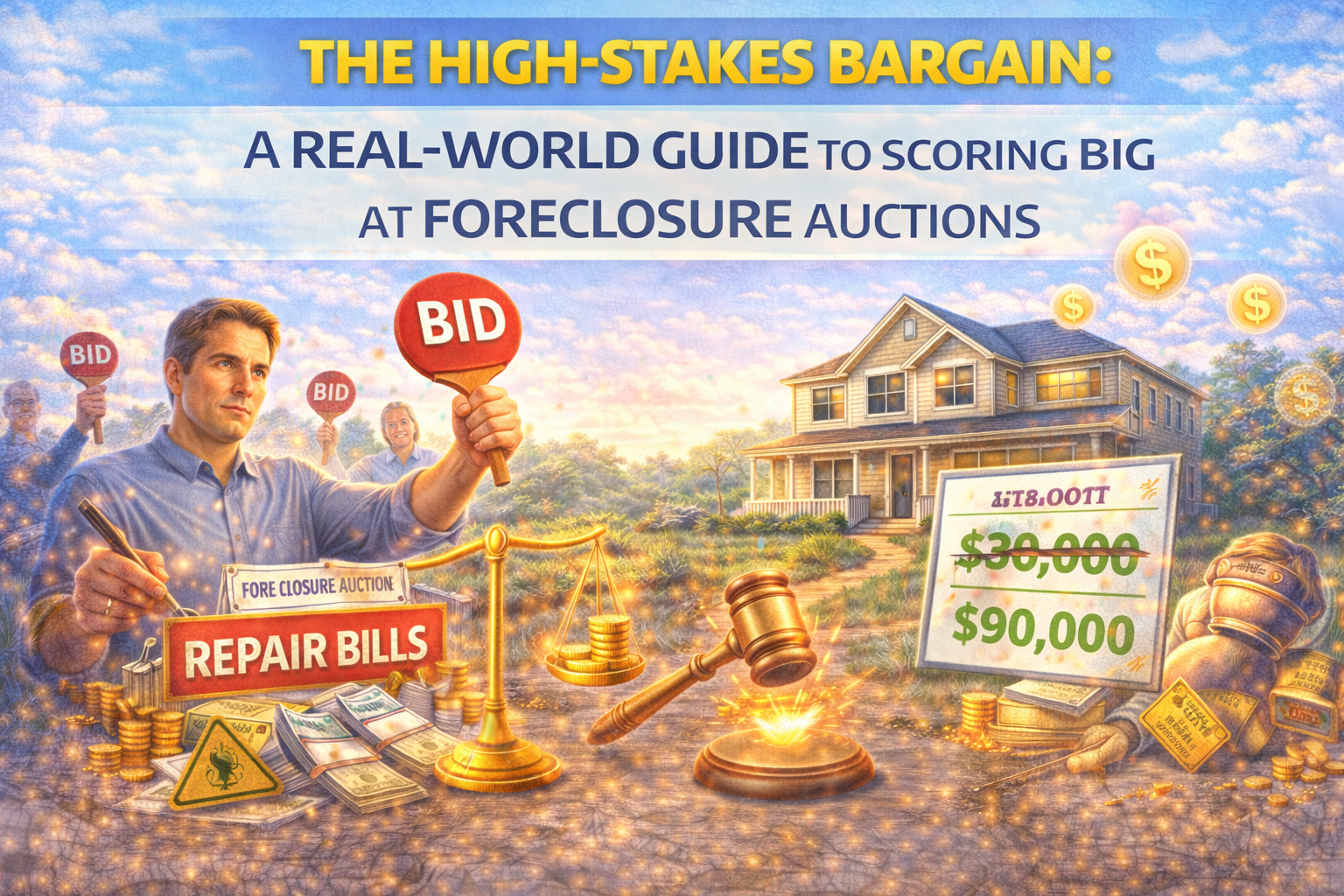 The High-Stakes Bargain: A Real-World Guide to Scoring Big at Foreclosure Auctions