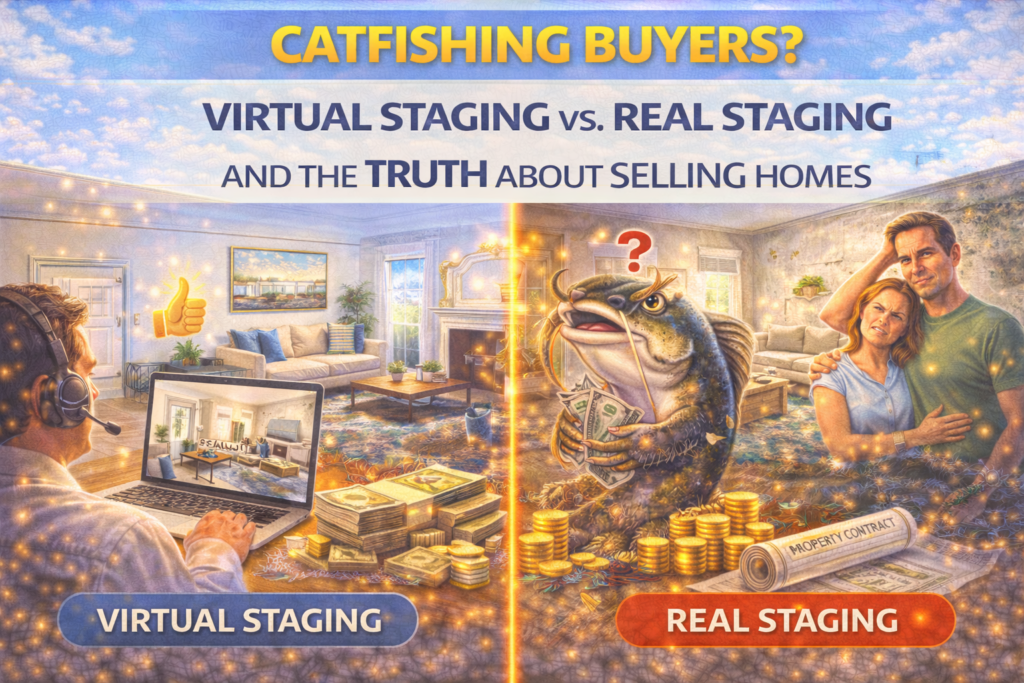 Virtual Staging vs. Real Staging