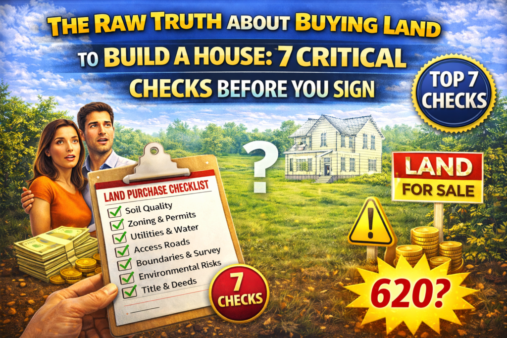 buying land to build a house