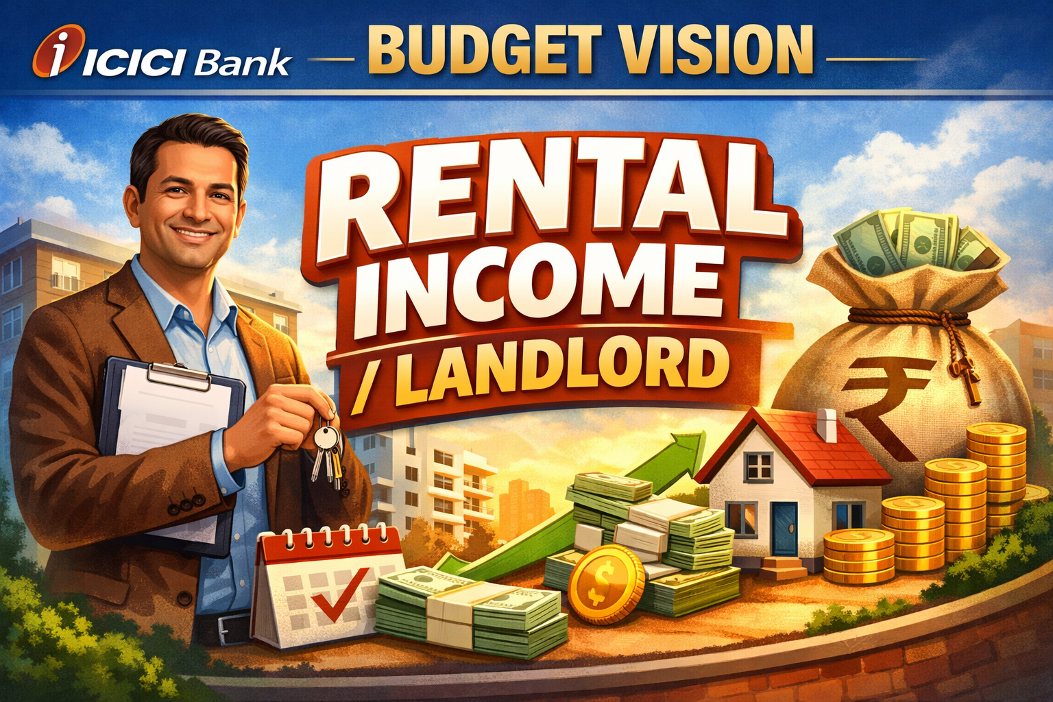 ICICI’s budget vision for the “Rental Income/Landlord” Angle.