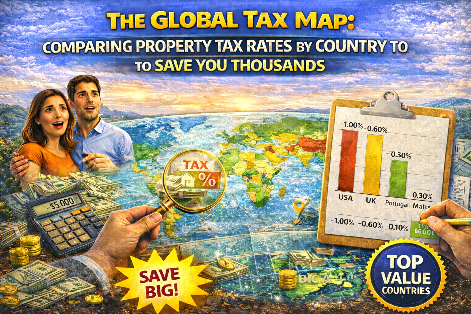 The Global Tax Map: Comparing Property Tax Rates by Country to Save You Thousands