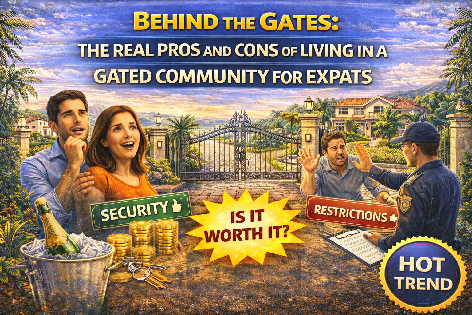 Behind the Gates: The Real Pros and Cons of Living in a Gated Community for Expats