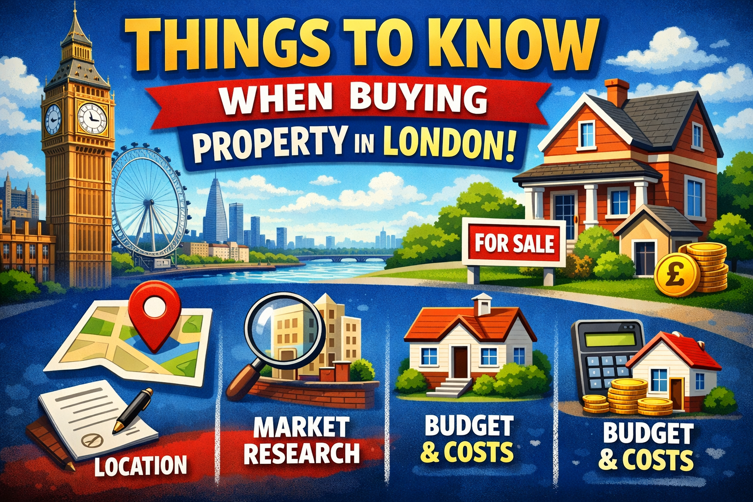 Things to keep in mind when buying property in London.