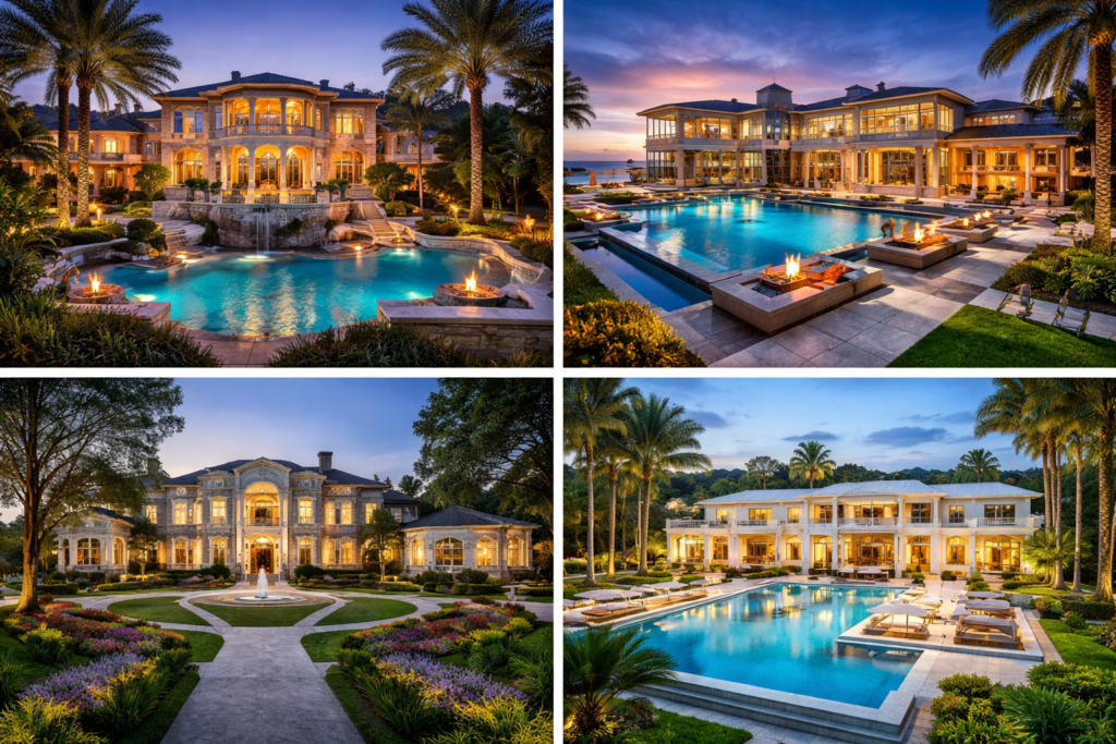 Millionaires house in US